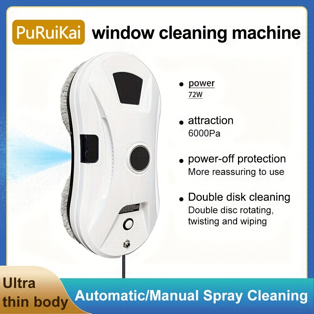 PuRuiKai11 Robot Limpiador de Ventanas Inteligente y Automático (Modelo Más Reciente 20...