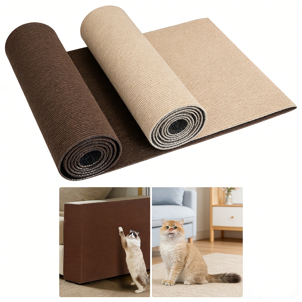 selbstklebende kratzunterlage für katzen – rückstandsfrei, abnehmbare kratzfeste oberfläche, strapazierfähiges -filzmaterial, katzenfreundliches design,   für wände möbel, speziell für wohnungskatzen entwickelt, moderner stil, spezielle kratzbrett für wohnungskatzen