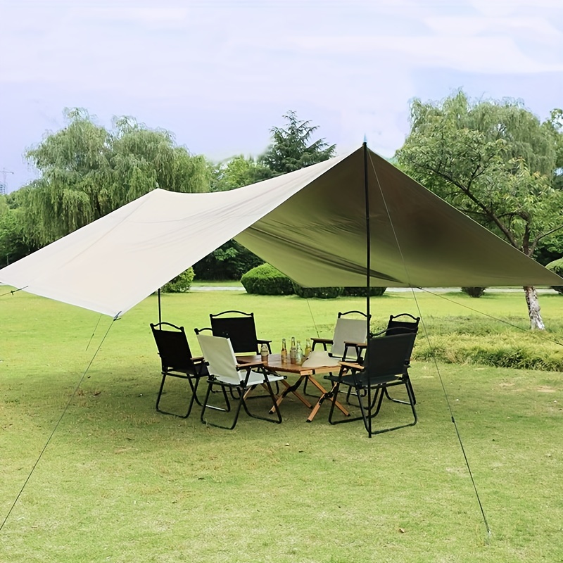 Versatile Shelter Waterproof Uv Protected Large Canopy Tent Perfect For Camping Beach And Outdoor Leisure Durable Nylon Fabric With Alloy Frame Fits 6 People Camping Tent Shop The Latest Trends Temu details 1