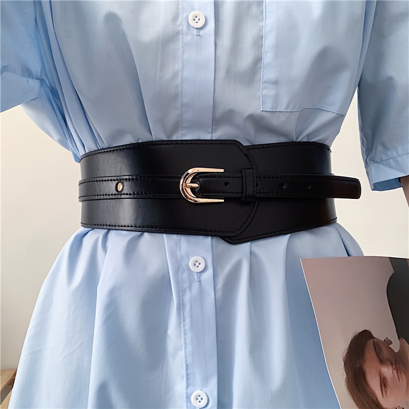 chic womens elastic wide belt in versatile - Temu display picture 3