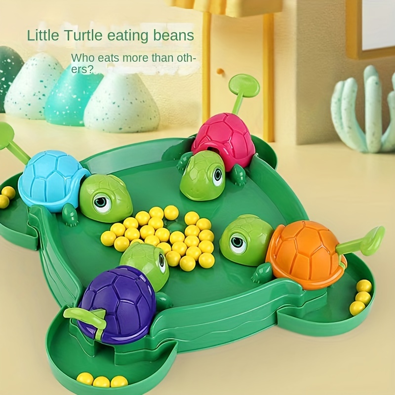 

Children's Little Turtle Eating Beans Toy, Grabbing Bean Grabbing Beads Competitive Toy, Parent-child Interactive Party Desktop Game, Educational Toy