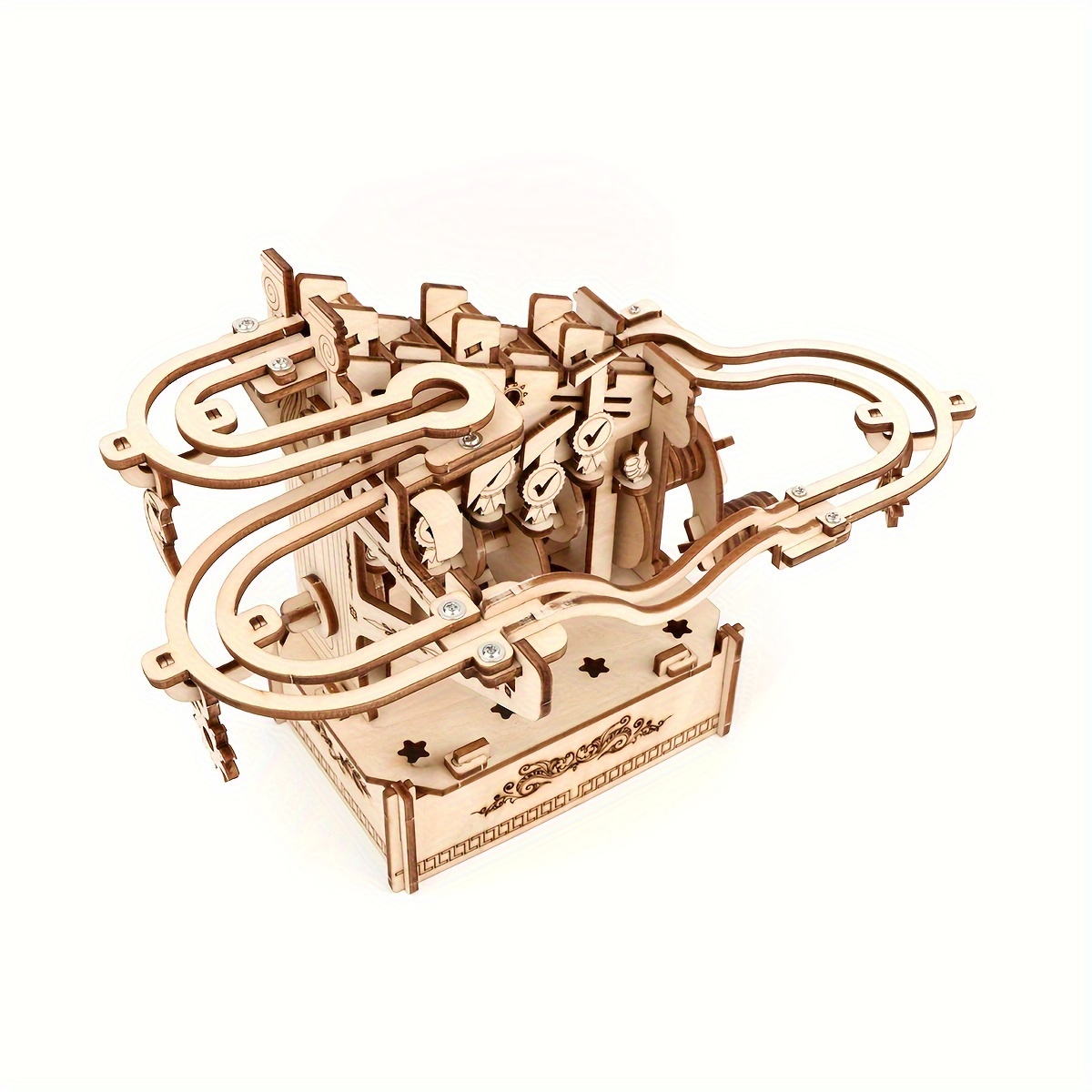 UGears Hurdy-Gurdy Assembled Kit - Laser Cut Mechanical 3D Model