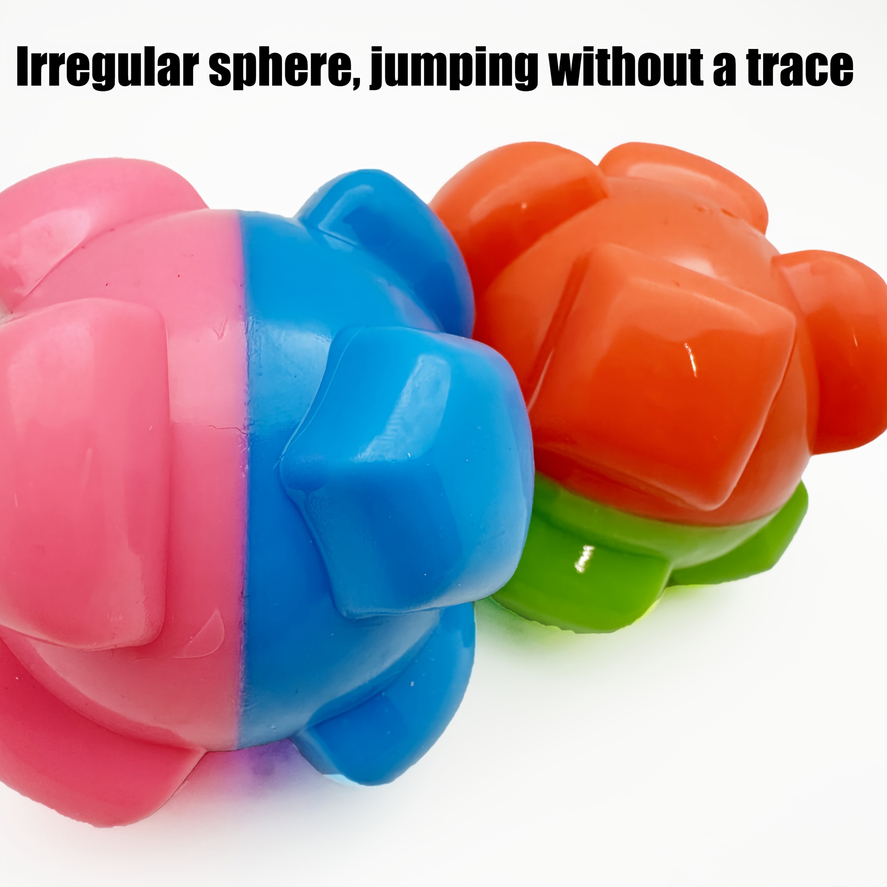 Jumping Balls Interactive Pet Toys, Durable Chewing Squeaking Balls