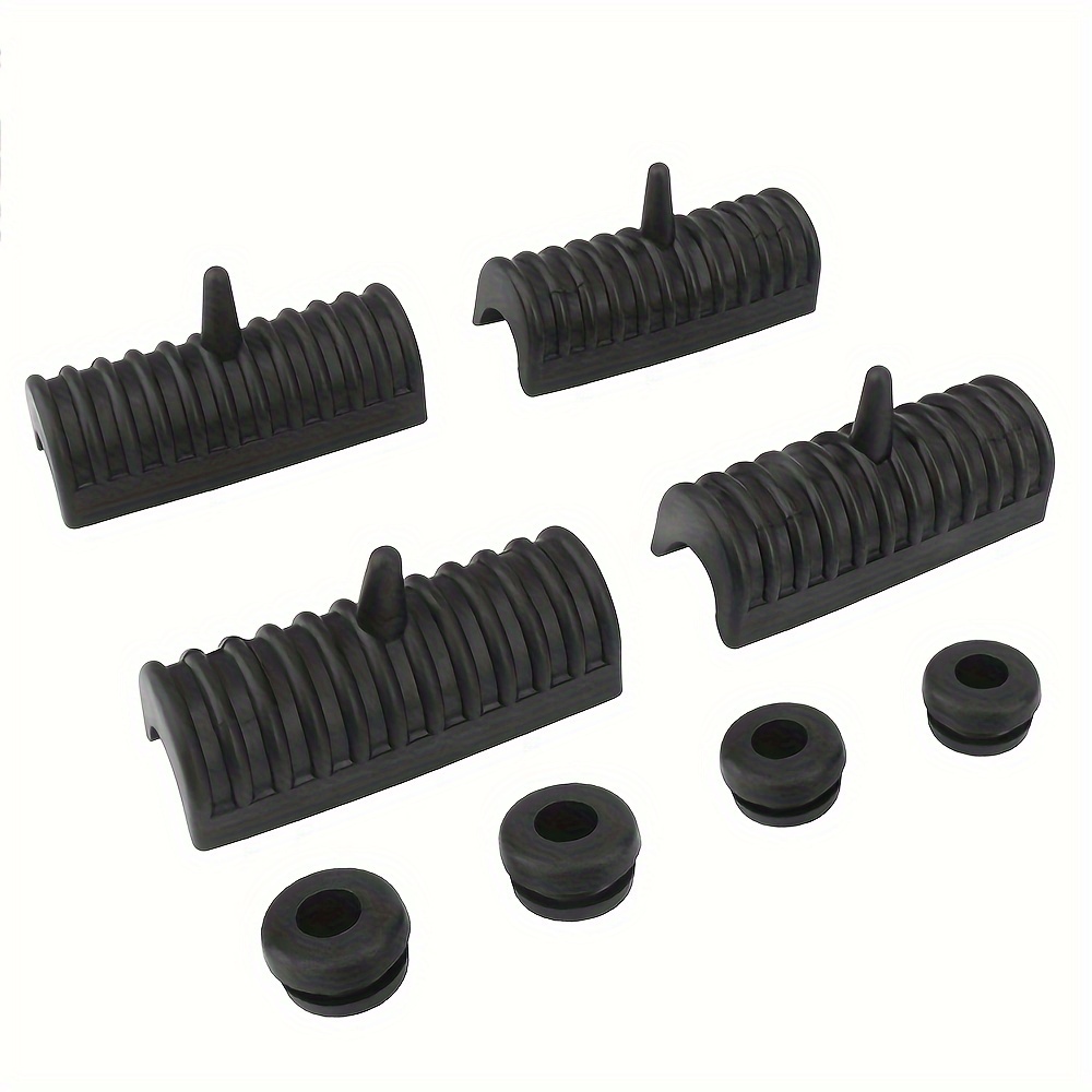 Rubber Saddlebag Support Cushions For Touring & Models (1993-2013) - Durable, High-quality Vibration Dampening