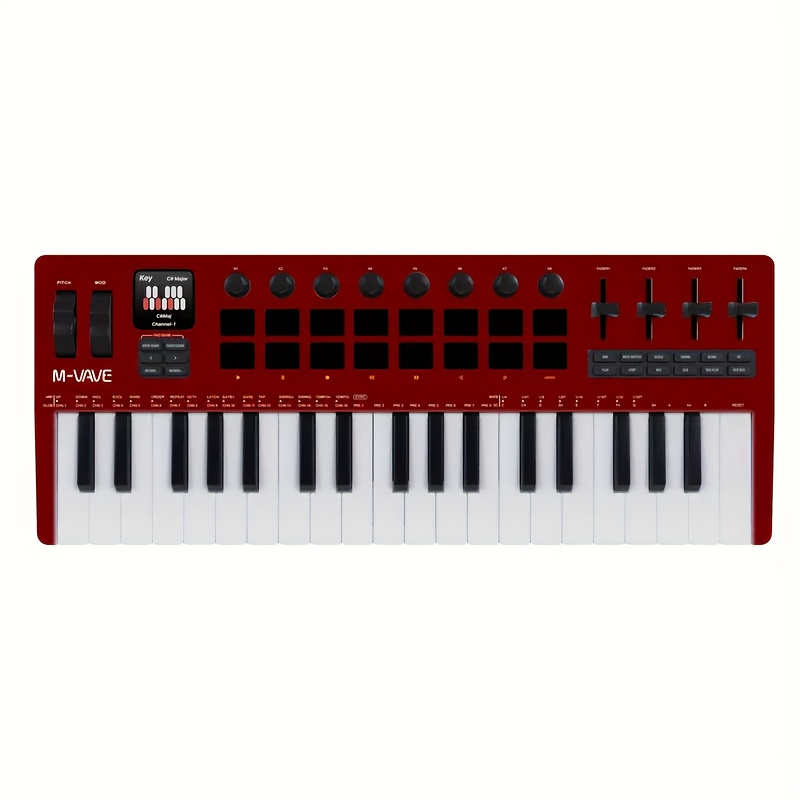 m smk 37 pro 37 key wireless midi controller - Temu