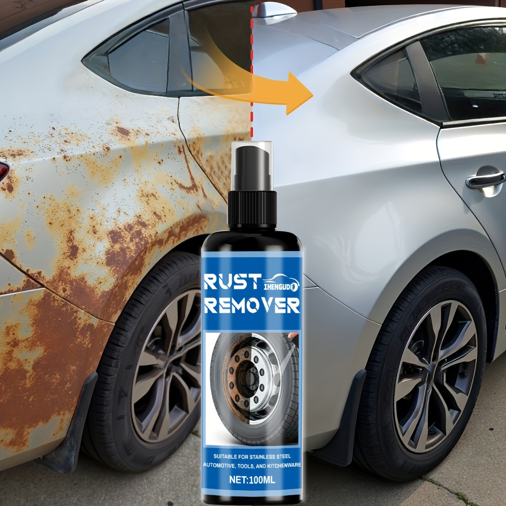 multi purpose rust remover spray sold on Temu Canada