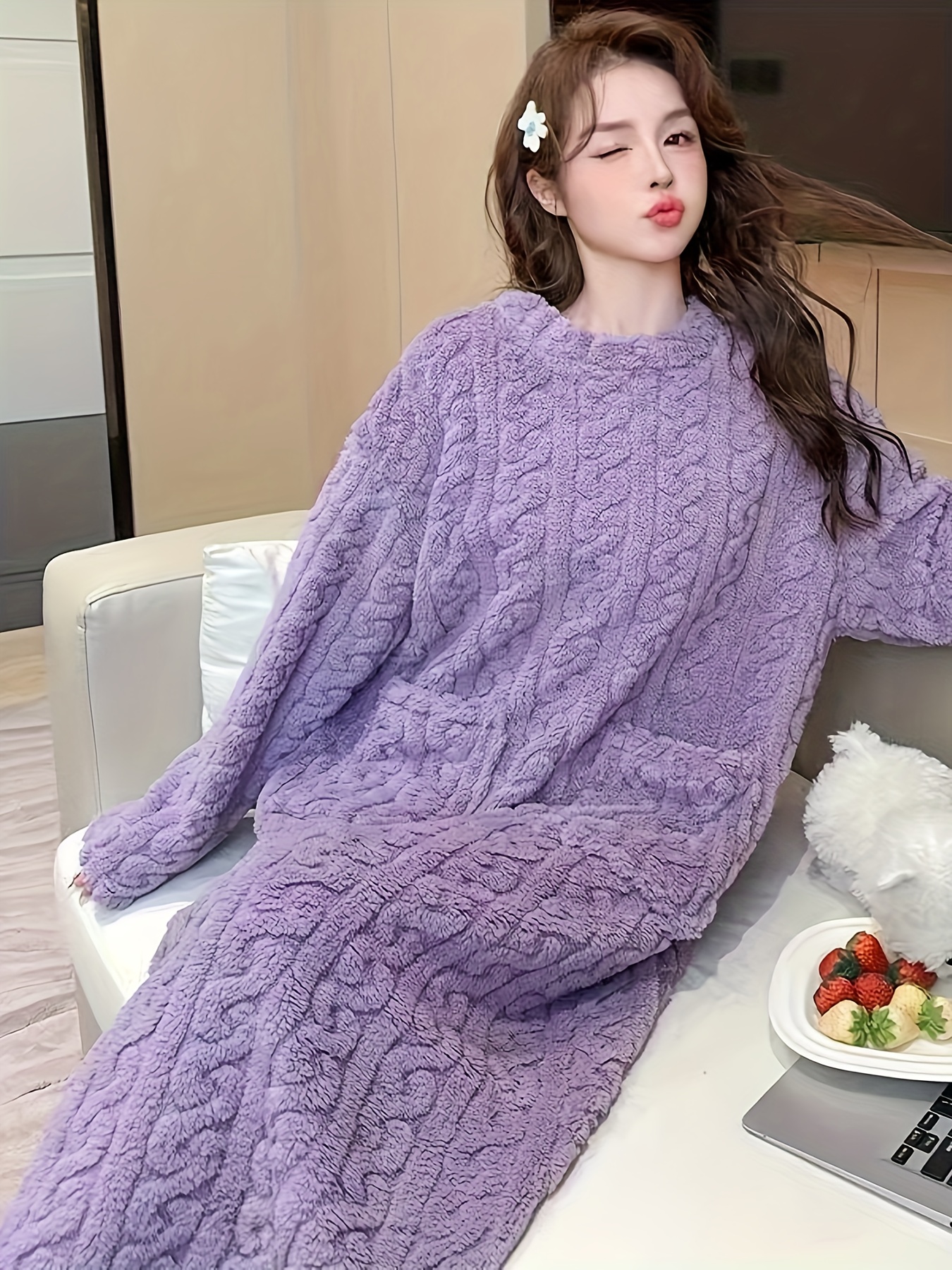 chinese dress ladies Primavera Couture 4151 Size 4 Purple Long Prom Dress Fitted Glass Cut Beads Lace Up Back V Neck Formal Pageant Gown main image 0