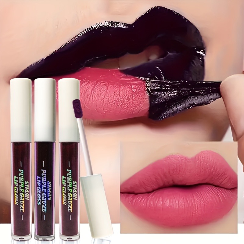 Image of 3pcs -off Lip Stain Set - Long-lasting, Waterproof, , High- - Moisturizing - Enhances Natural Lip Color - Perfect For Use, Easy To Apply And - Perfect For Christmas Gifts