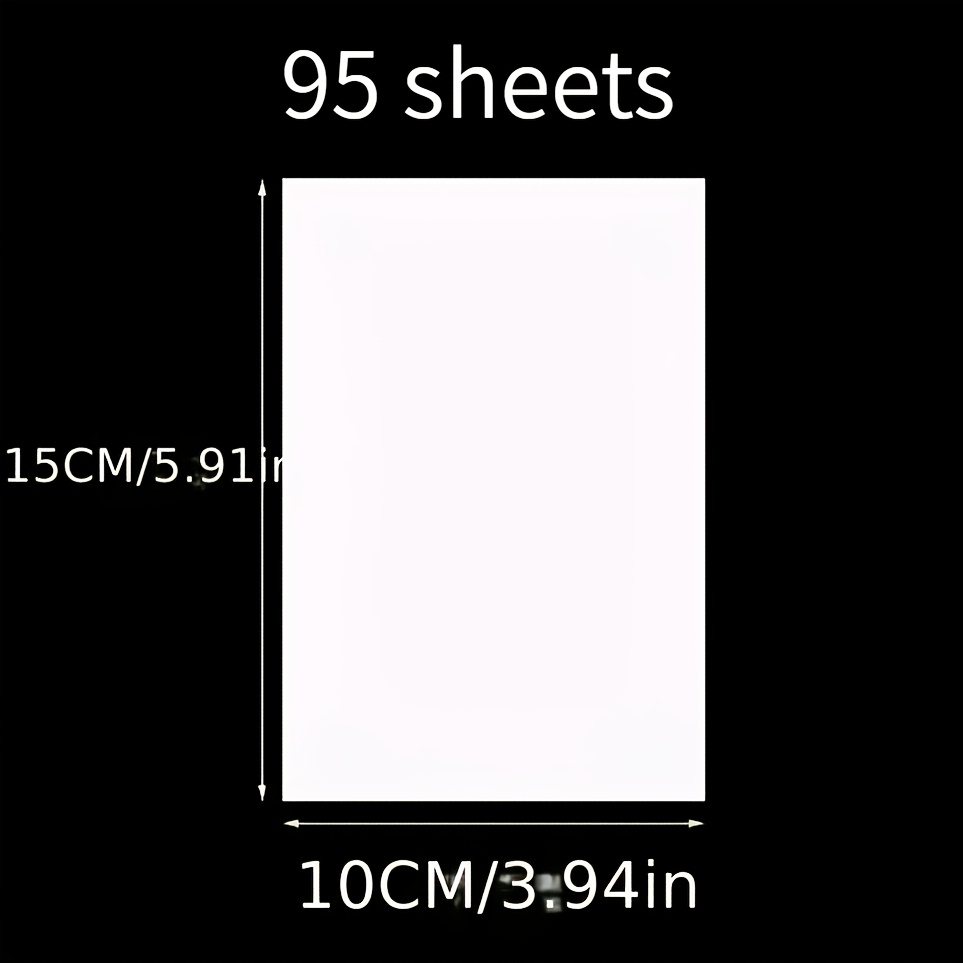 TEMU Convenient And /35/60/95 Sheets Upgraded Thickened Diamond Painting Release Paper Cover Paper, New Painting Double-sided Dust-proof Sticker,