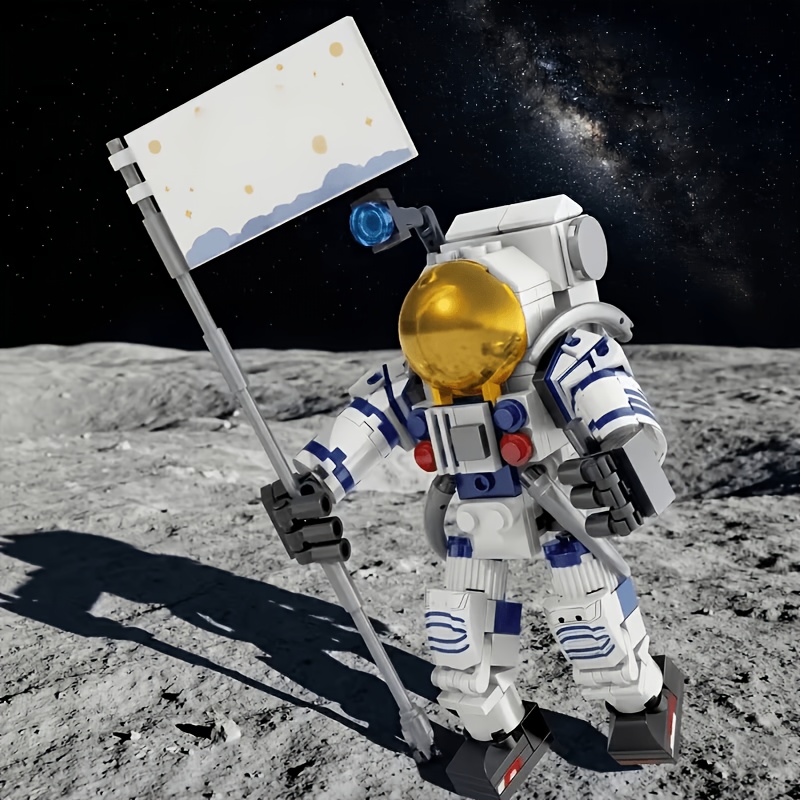 Space Astronaut Building Block Ornament, Fun Gift