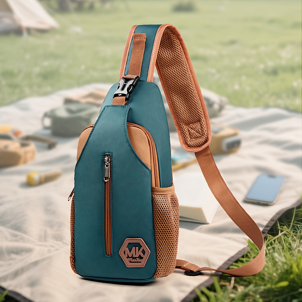TEMU Sac Bandoulière Femme avec Sangle Réglable - Grande Capacité, Fermeture Éclair, Sac de Jour en Nylon Durable pour Femme, Gym, Voyage, Travail -