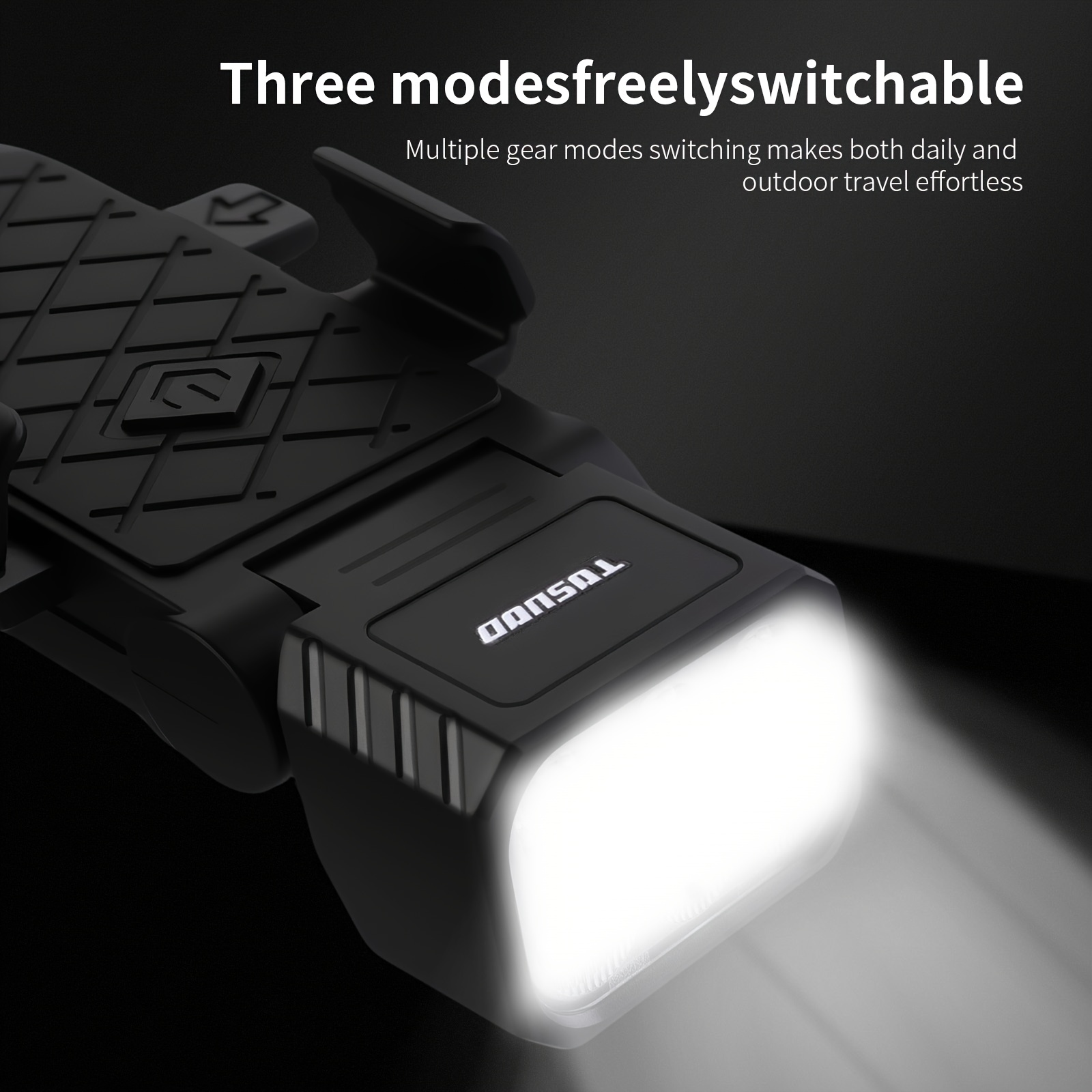 TOSUOD Mountain Bike Voorlichten met Hoorn, Draagbare Telefoonhouder, Oplaadbare Fietslicht, Fietsuitrusting, Fietslicht, Fietsaccessoire, Fietsaccessoire, Fietslicht Voor, Licht Voor Fiets, Fietsverlichting, Fietskoplamp, Fietsverlichting, Fietslamp, Voor Fietslamp, Fietsaccessoire Voor Fiets, Voor Fietslicht, Mountain Bike Accessoire, Voor Fietslicht, Krachtige Fietsverlichting