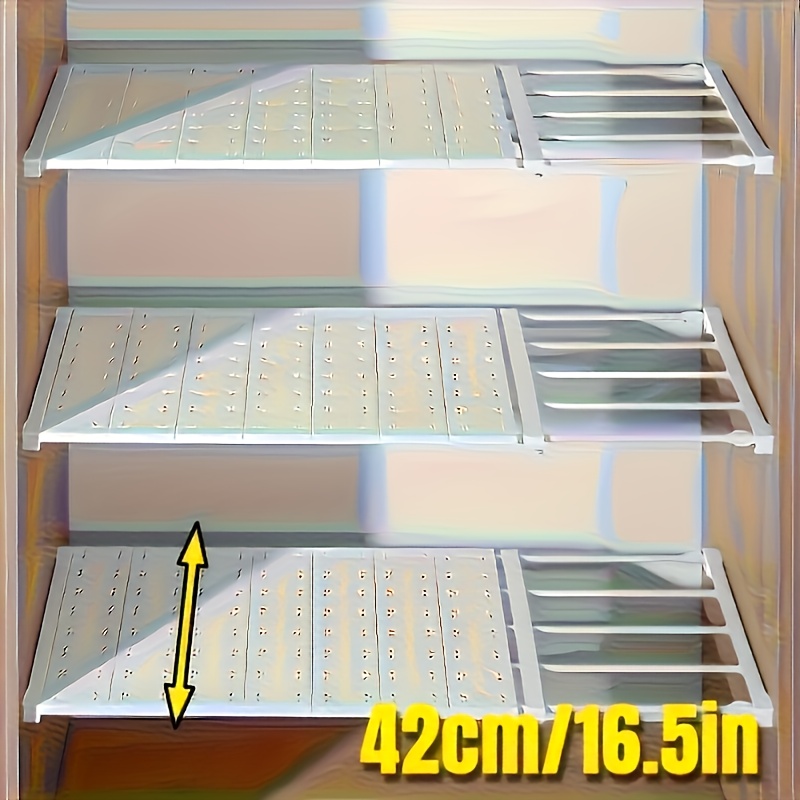 Shelf Insert Adjustable Closet Cupboard Storage Organizer Shelf ...