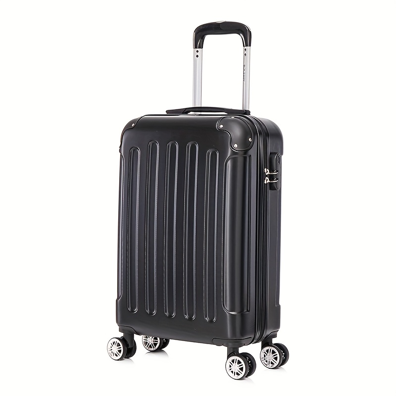 Carry-on Luggage 55cm 20-inch Airplane Boarding Case Travel Telescopic Trolley Case Combination Lock Rotating Wheel Suitcase Handbag Case M Size