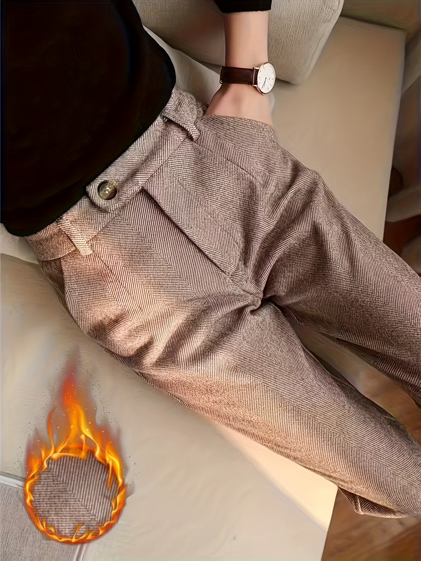 sachin and babi light blue dress Women'S Elegant Fall Winter Trousers, Dress Pants, Cold Weather Warm Thick  Fabric with Pockets, Machine Washable * Autumn Winter