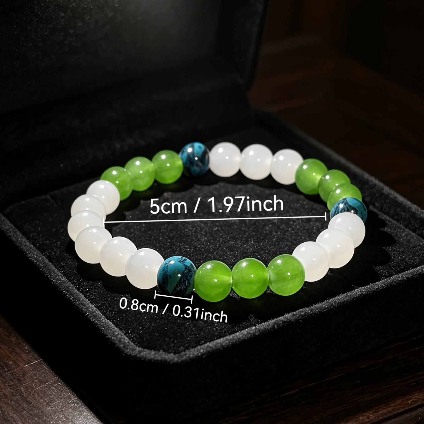 Fresh Crystal Bracelet with Light Color Palette, Spring