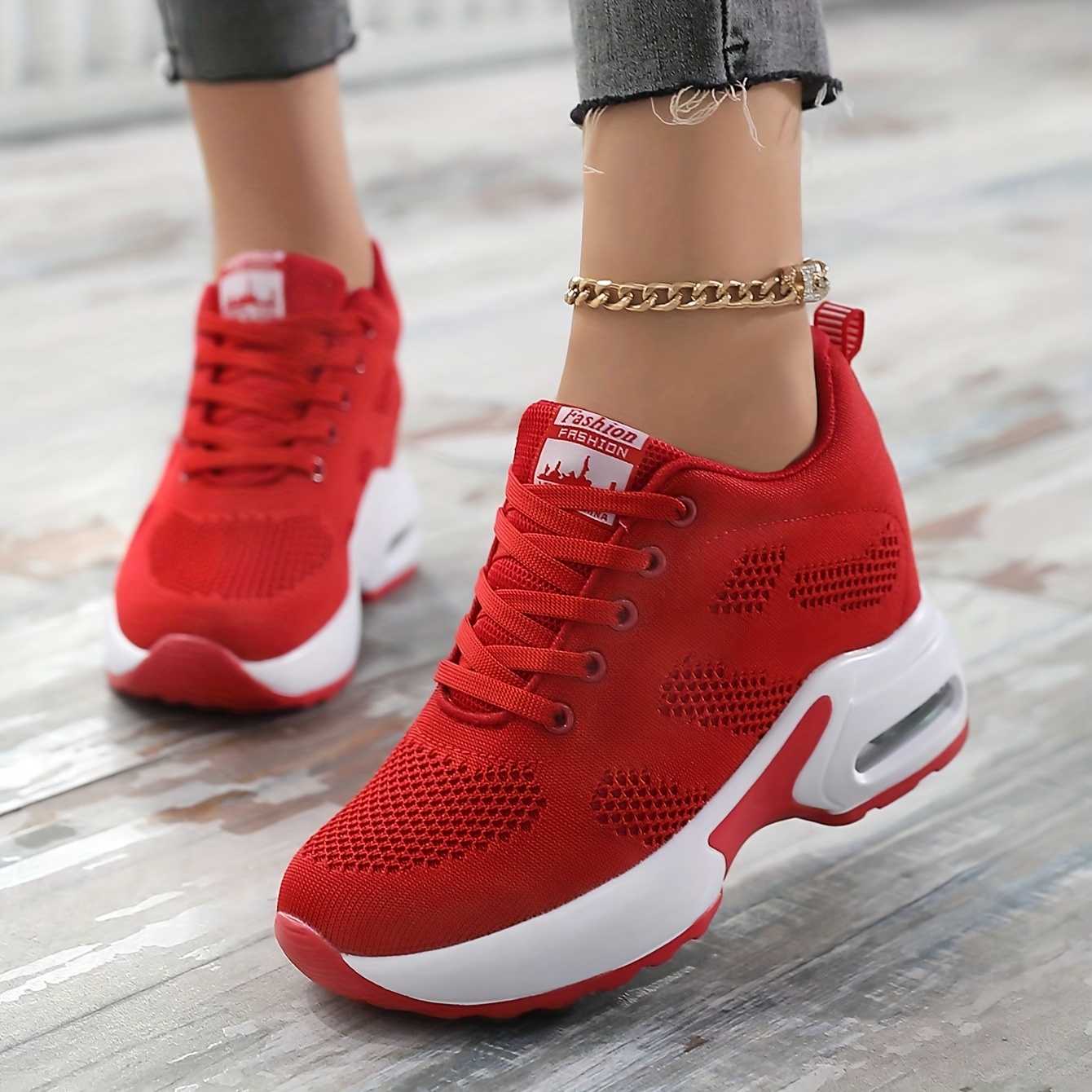 Zapatos Casuales de Suela Gruesa para Mujer 1912: Cómodos y Ligeros con Aumento de Altura