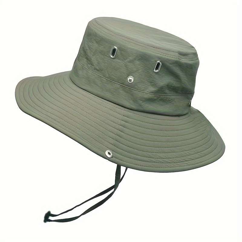 Summer Men's Uv Protection Hat Big Puffy Bucket Hat Men - Temu Canada
