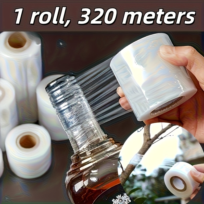 960 640 320 meters stretchable film tape multi functional packaging material suitable for bottles cans eyelash and eyebrow tattoos horticultural grafting plant restoration grafting tape plant restoration tape multi functional tape