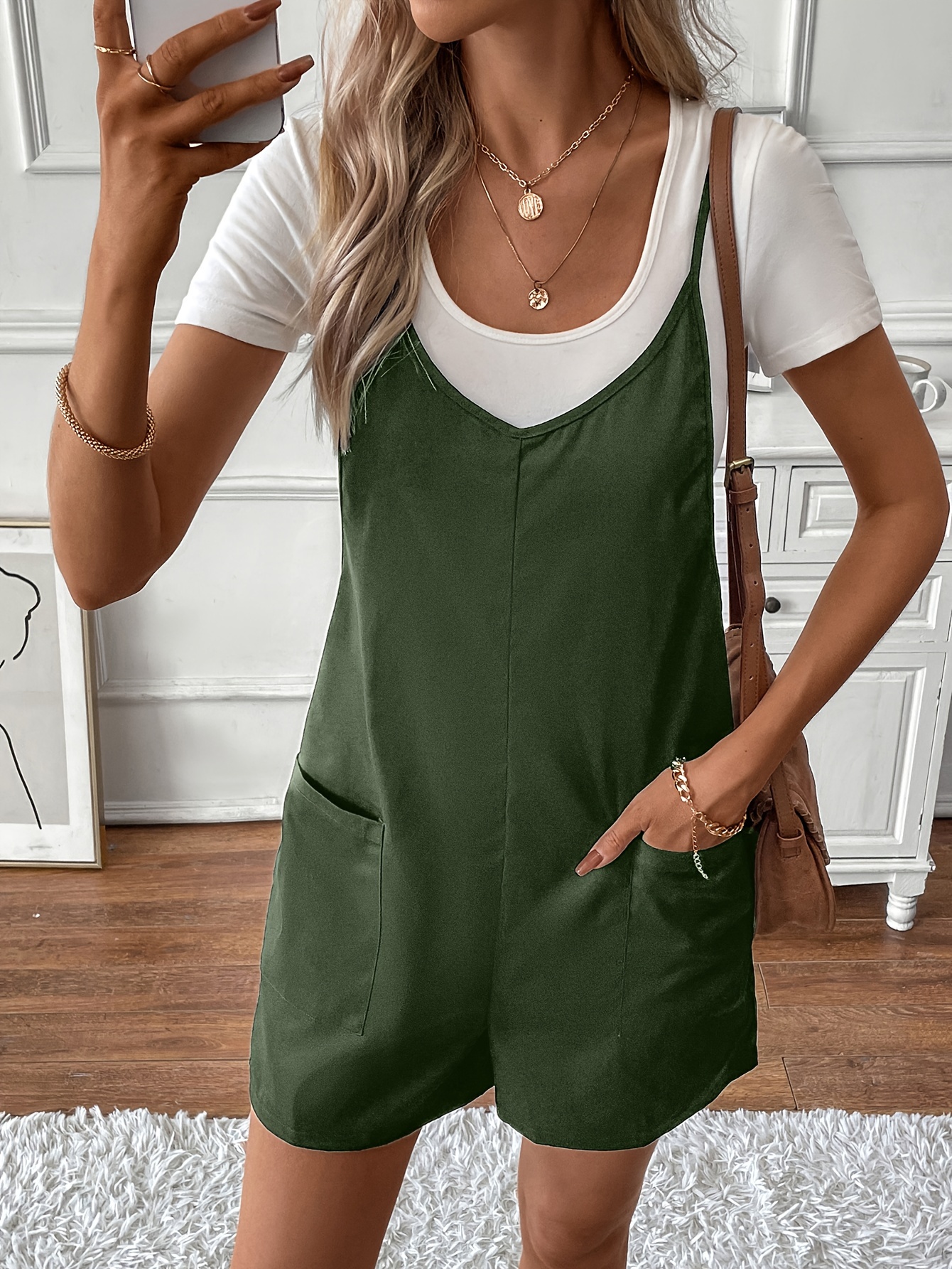 Military 2024 green romper