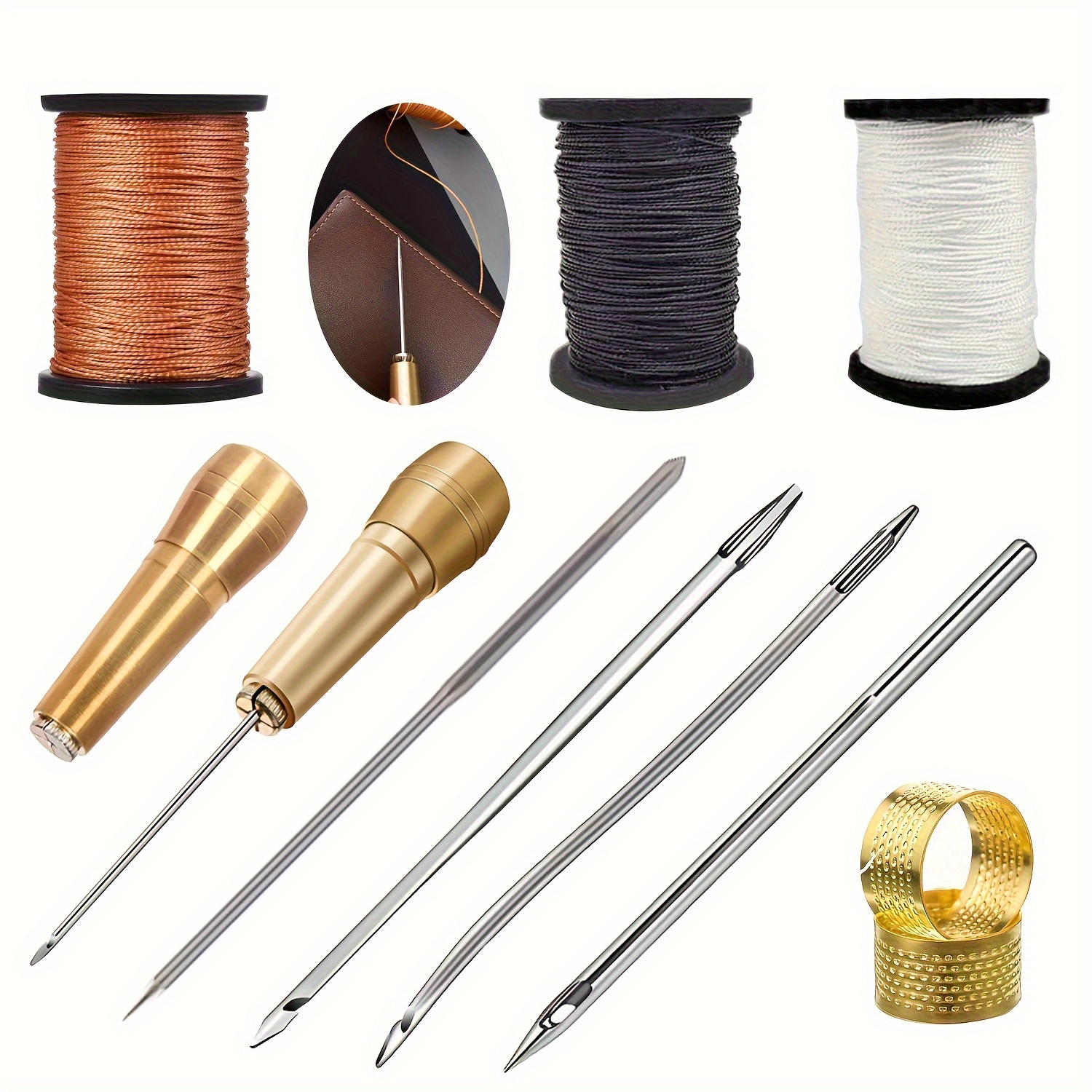 

Diy Sewing Kit Interchangeable , , And 1968.5 Thread (, , ), For Repairing , , Tents, And , Tool Set Copper And Iron