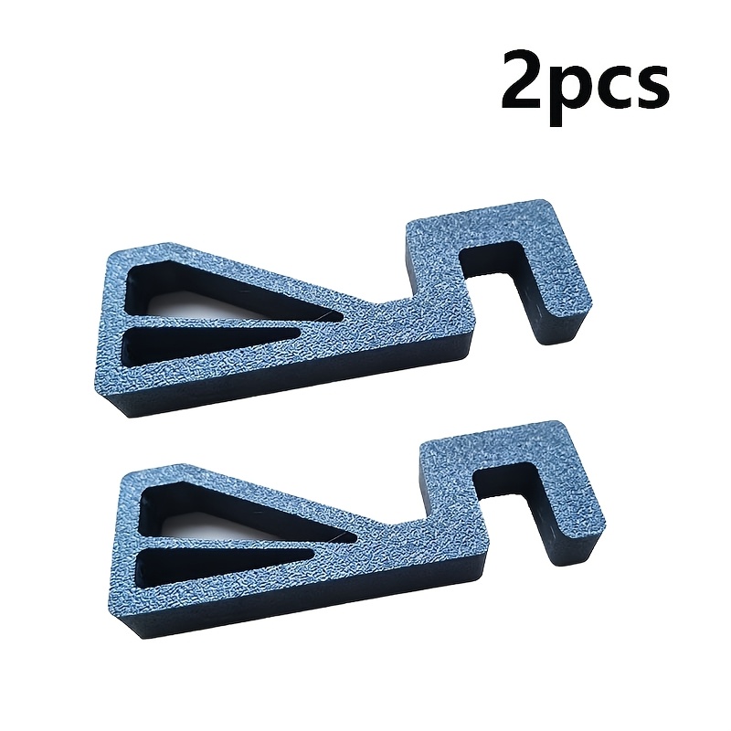 TEMU Lot de 2 butoirs de porte et fenêtre - Butoir de fenêtre, bande -collision en plastique robuste et jeu de verrou de rail, empêche le cliquetis