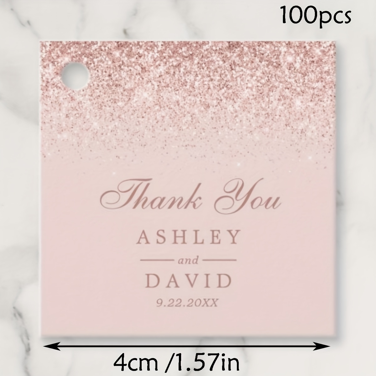 Cartellini Auguri Etichette Personalizzate Per Matrimonio – 100