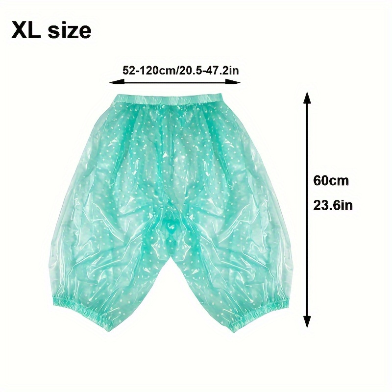 Pvc Leak-proof Shorts Plastic Pants Bloomers Super Soft Transparent Reusable Mattress Protection Easy To Clean