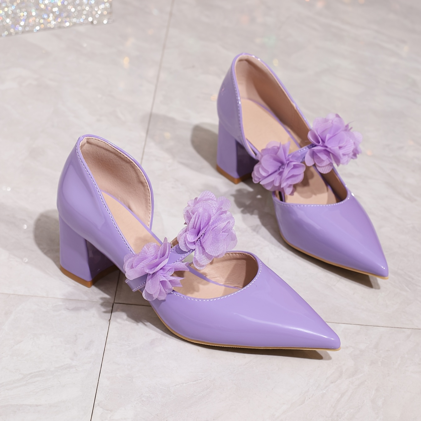 open lace back dress Women's Purple Gliiter Customized Heels Salsa Dance Boots Jazz Salsa Dancing Shoes Purple