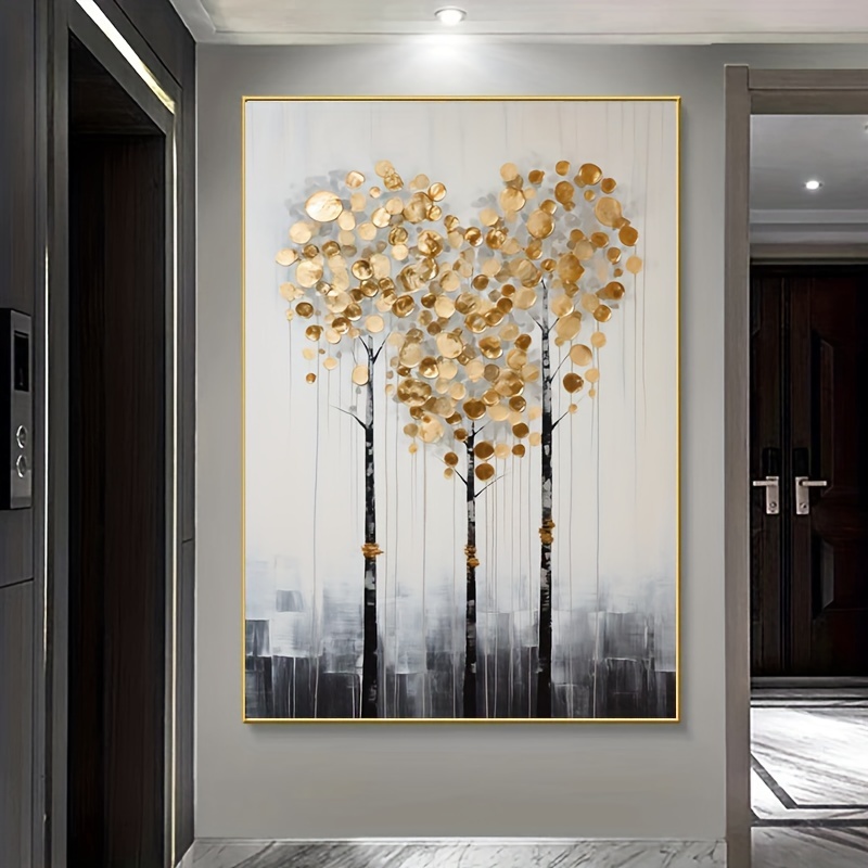 

1pc Modern Abstract Flower Canvas Art Print | Frameless White Wall Painting | Non-electric 31.49x47.24 Inch Decorative Poster For Living Room And Bedroom