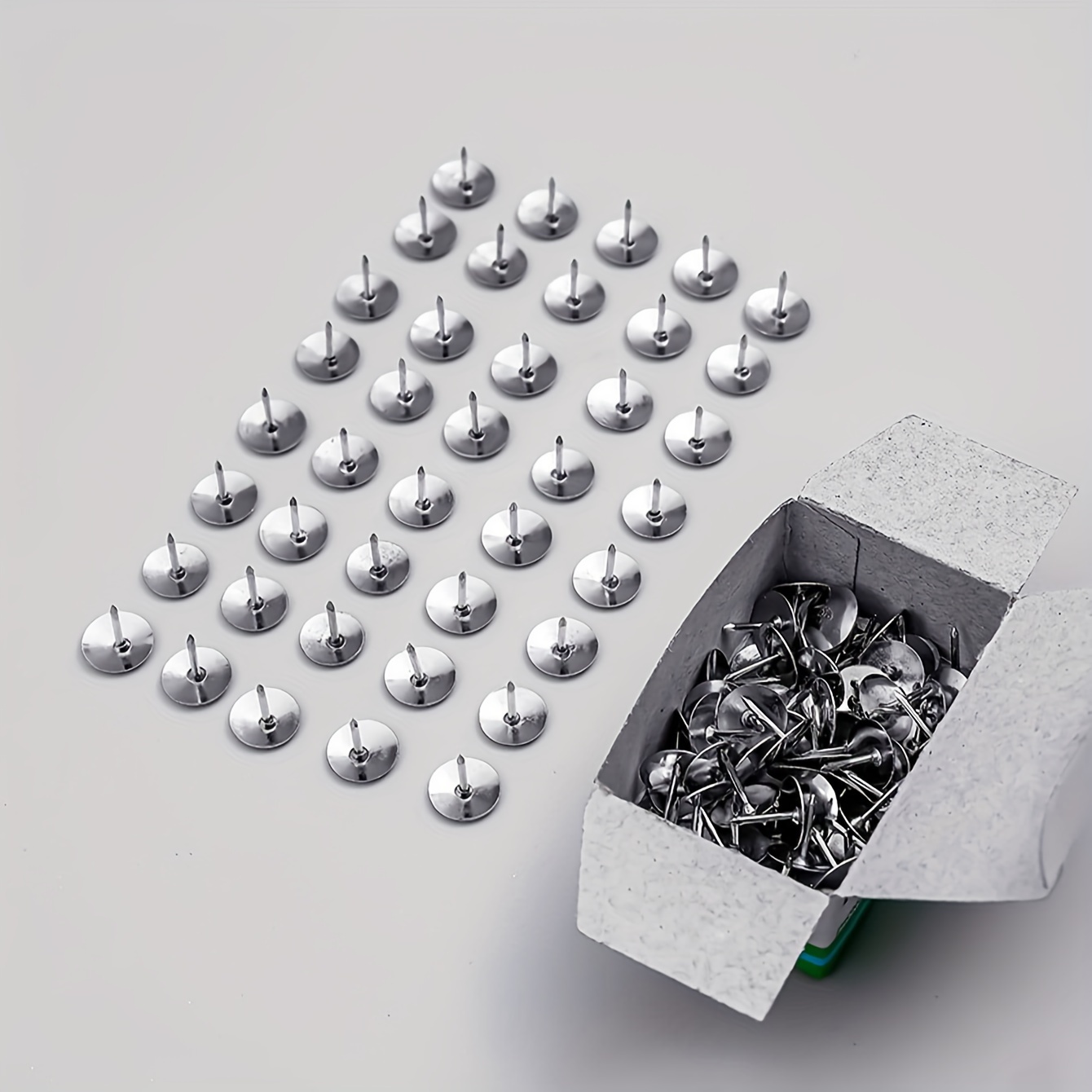 Picture Tacks: Household Nails, Wall, Wallpaper, Wood, Round Head, Press Needle, Fixing Device, Rust-proof Ss