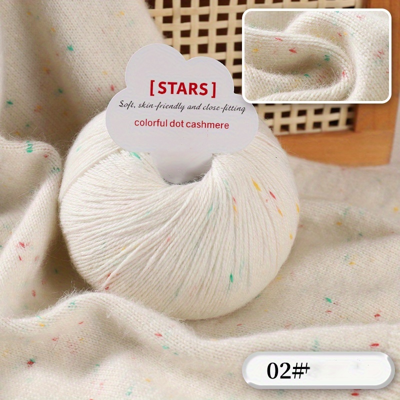 E-shop 1 Set = 6 Bälle = 300g, Bunte 100% Kaschmir, Hautfreundlich Atmungsaktiv, Warm Leicht, Handgewebte Häkelpullover, Gestrickte Hosen, Schals,