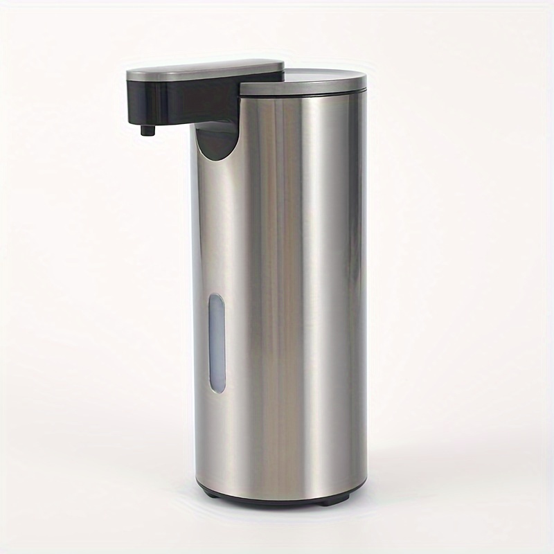 ultimate 2001 Stainless Steel Automatic Soap Dispenser with Infrared Sensor - Touchless Hygienic Design, No Press/No Touch Operation, Immediate Liquid Dispensing for Bathroom, Kitchen, Office - Battery Powered (AAA Not Included), Hand Soap Dispenser, Kitchen Sink Accessory, Modern Metallic Finish, Sleek Cylindrical Design, Durable Metallic Construction 19 2001 Stainless Steel Automatic Soap Dispenser with Infrared Sensor - Touchless Hygienic Design, No Press/No Touch Operation, Immediate Liquid Dispensing for Bathroom, Kitchen, Office - Battery Powered (AAA Not Included), Hand Soap Dispenser, Kitchen Sink Accessory, Modern Metallic Finish, Sleek Cylindrical Design, Durable Metallic Construction