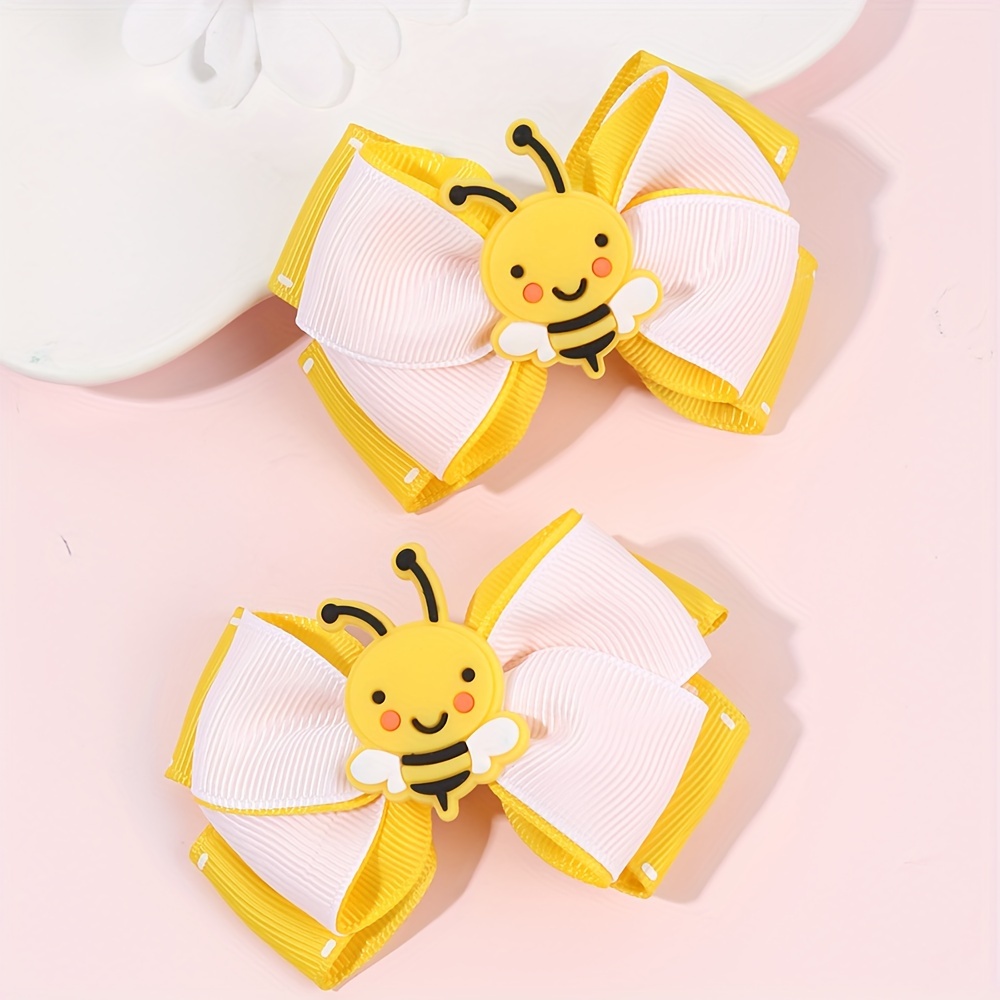 

2pcs Bow Hair Clips For Girls, Creative Hair Barrettes, Gift For Girls, Hair Clips