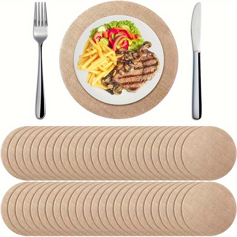 

30cm Linen Round Placemat