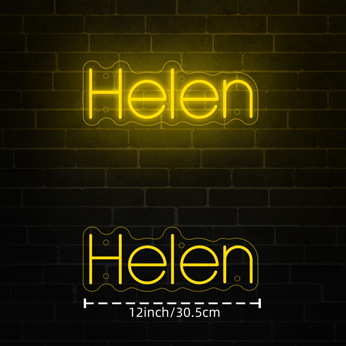 Customized Neon Signs, Private Custom Name LED Signs, Personalized USB Powered Neon Lights, DIY Wedding Party Birthday, Business Name Design Halloween Gift -winter, new year