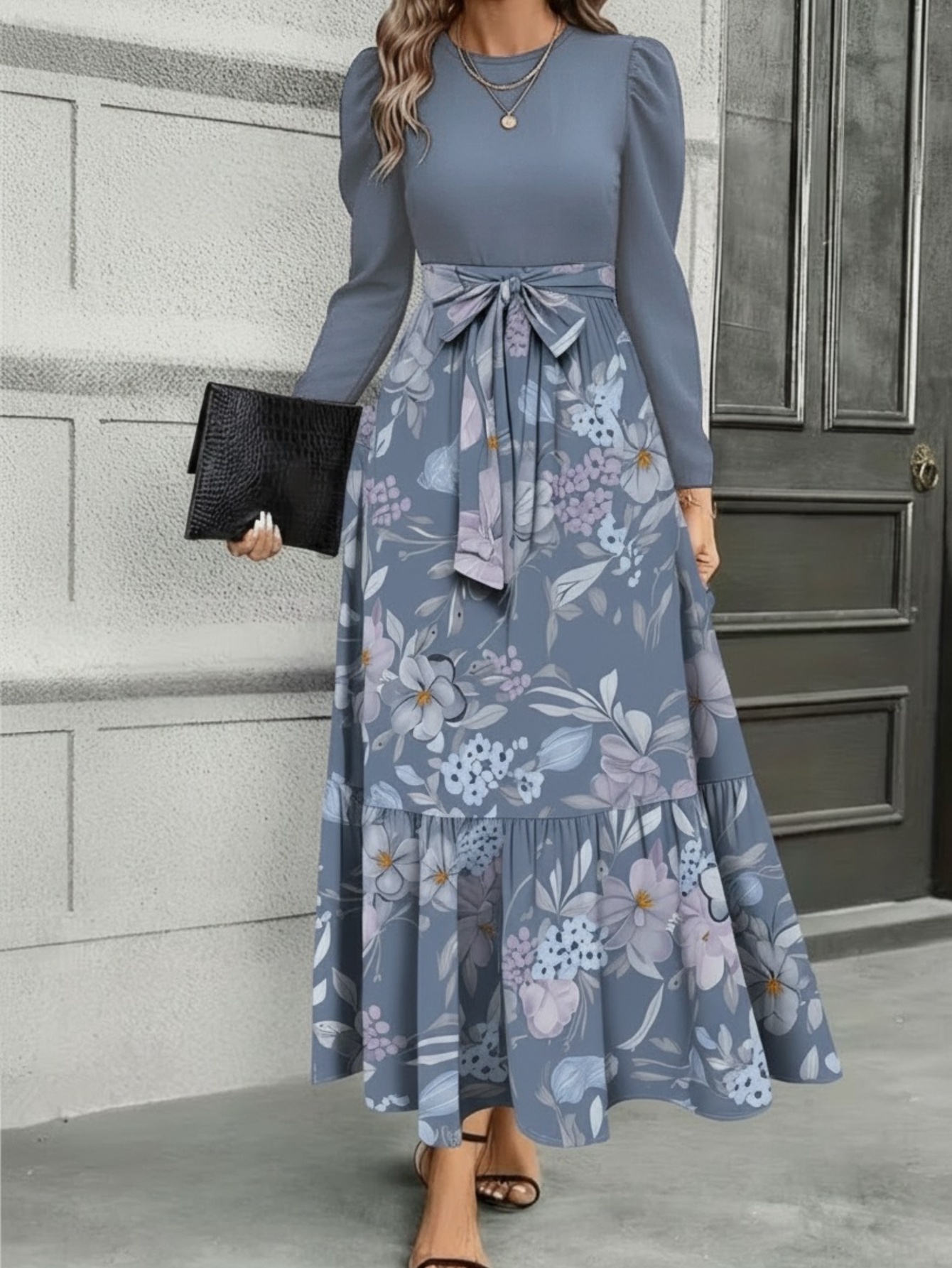 green emerald velvet dress 15 Best Fall Maxi Dresses From Amazon main image 1