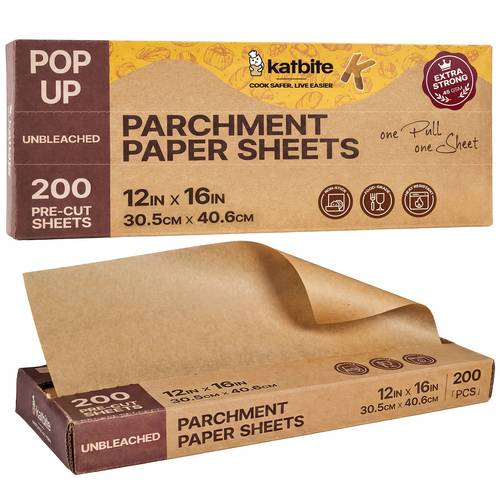 baking parchment paper 200 sheets 12 x 16 inch up pre cut baking parchment convenient and quick helper for baking