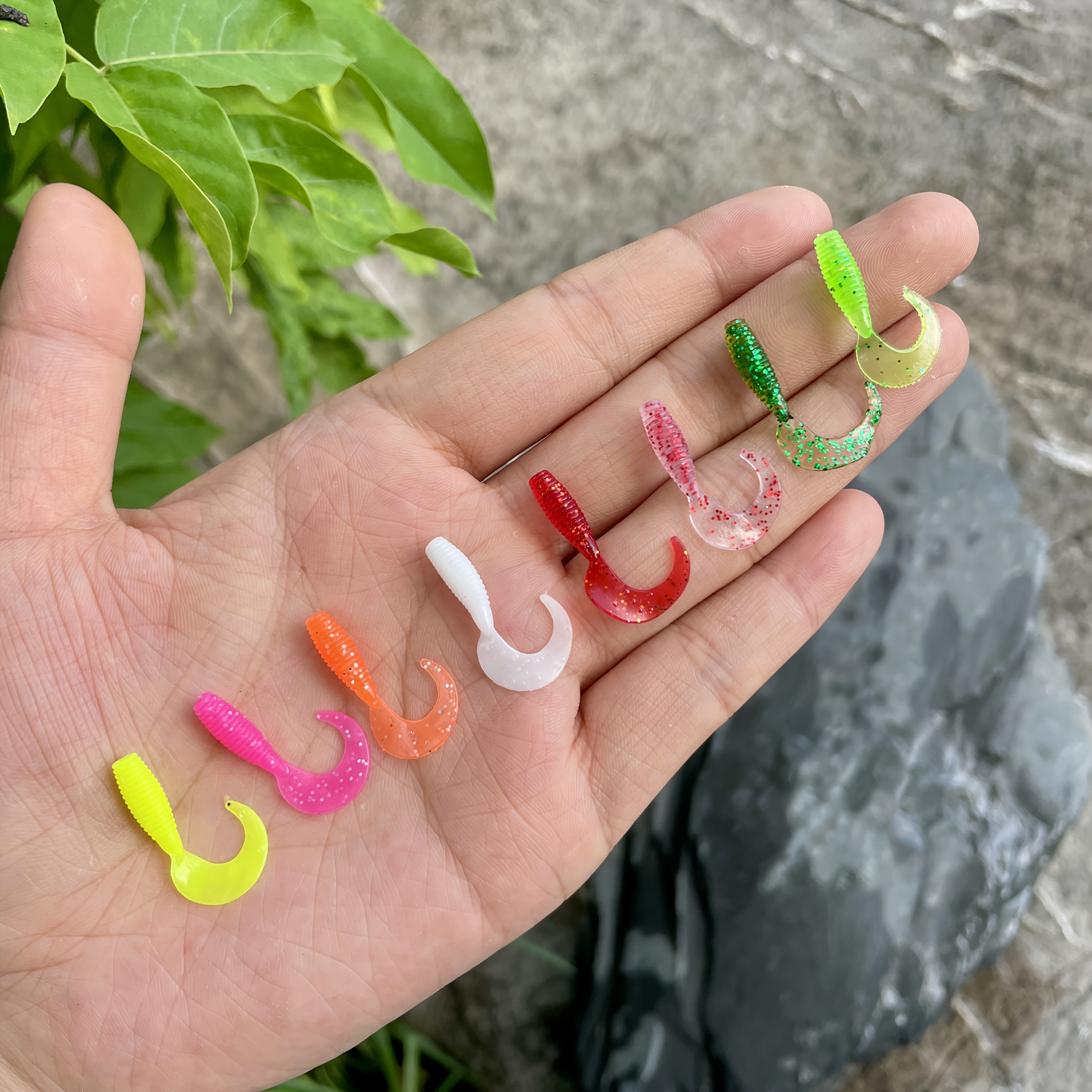 50 Leurres Souples – Appâts Artificiels Imitation Insectes Pour Pêche