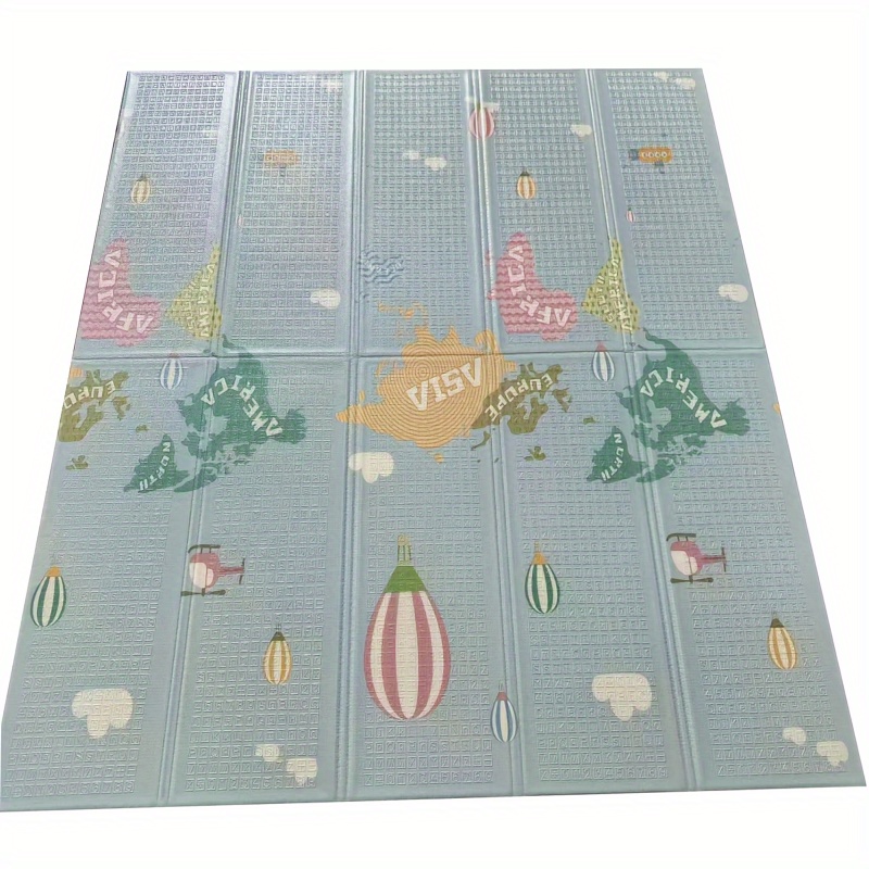 double sided cartoon folding   mat crawling mat super large foldable waterproof   mat non toxic   mat for children 200cm 180cm christmas thanksgiving day new year valentines day gift details 9