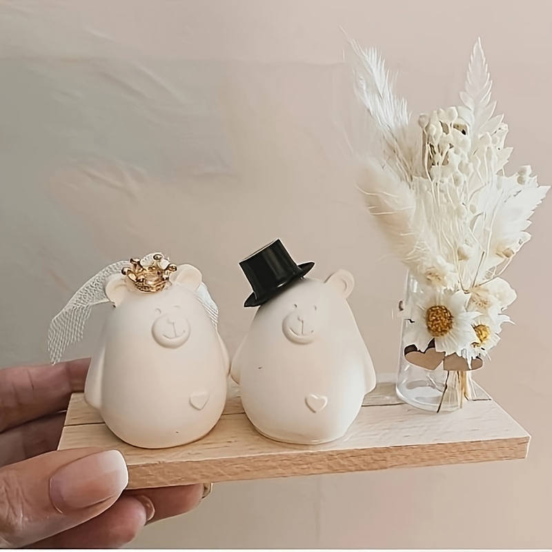 

1pc Silicone Bear Wax Mould, Diy Silicone Mould For Candle Making, Home Decor And Crafting