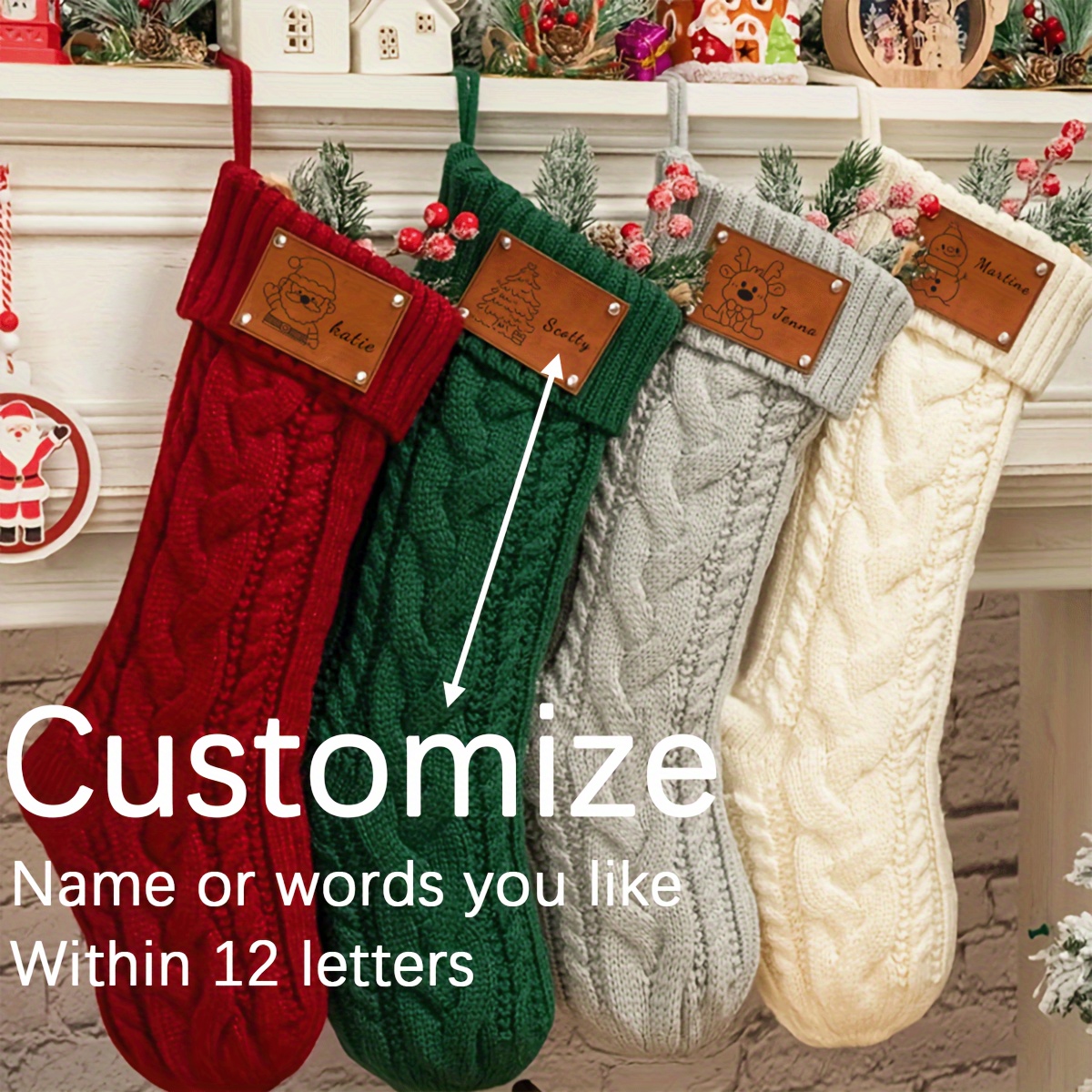 

Customizable Christmas , 1pc Knitted , , No , , Christmas