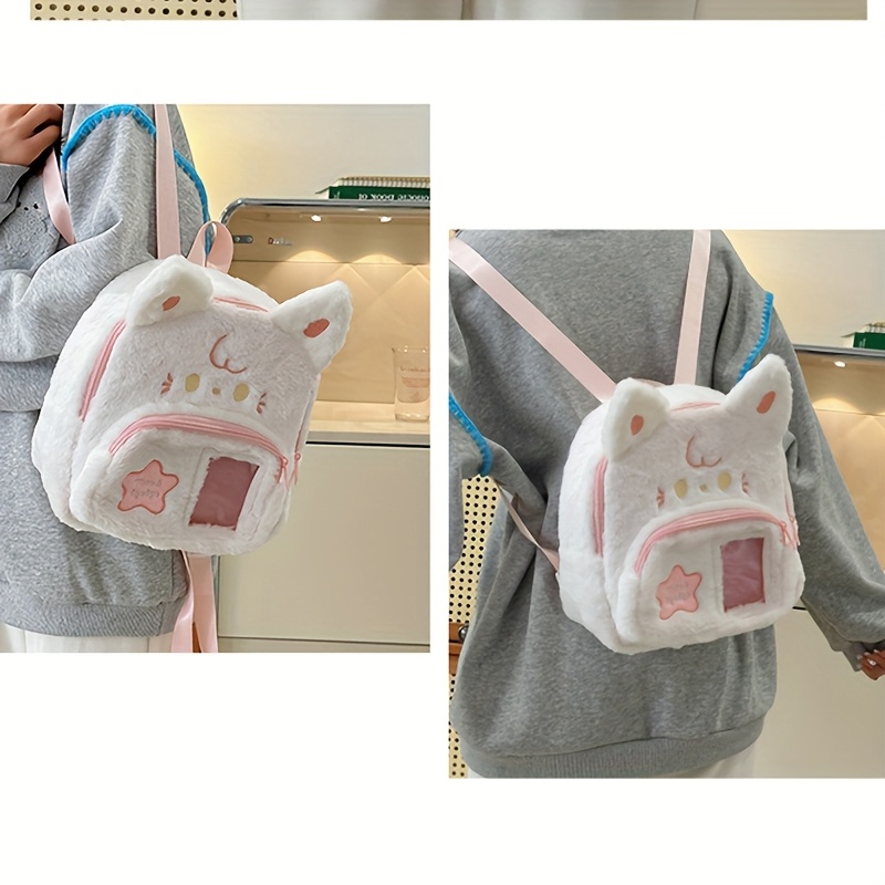 cute bunny backpack sold on Temu United States display picture 1