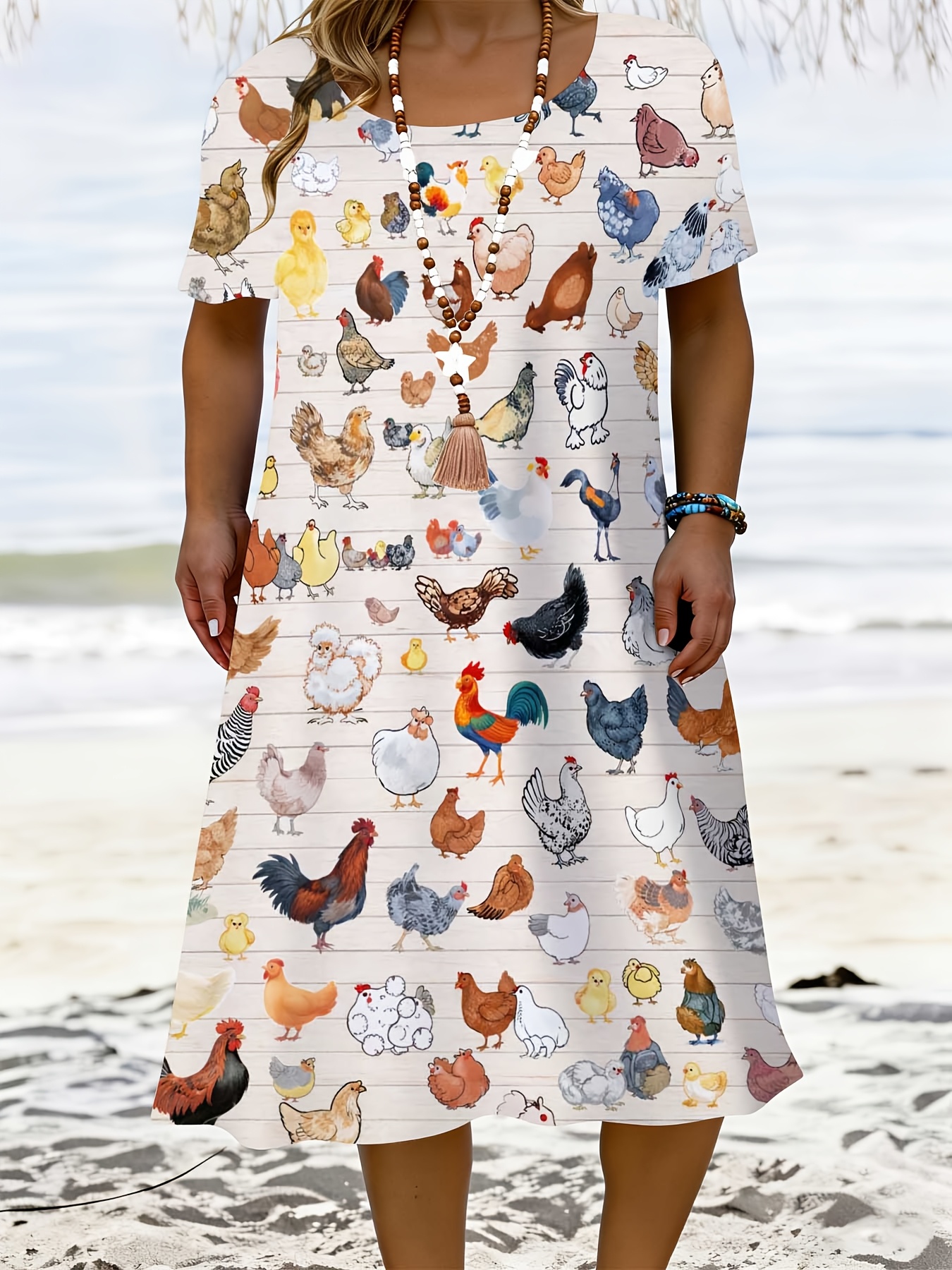 chicken dress sold on Temu United States