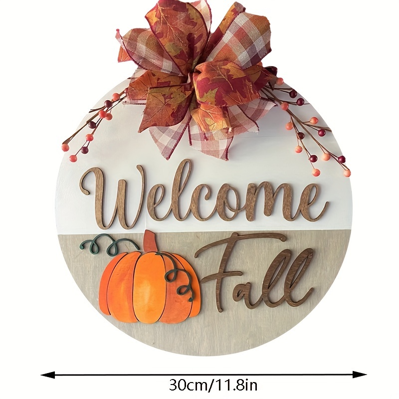 amscan Striscione con scritta Welcome Fall Harvest, decorazione 3D