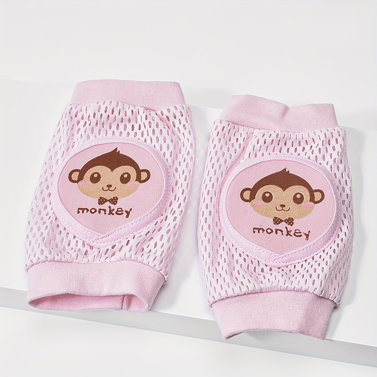 1 Pair Baby Knee Pads Children's Learning to Walk Anti-Fall Crawl Protective Gear Children's Knee Learning to Crawl Protective Cover Pad Thin Style for Summer