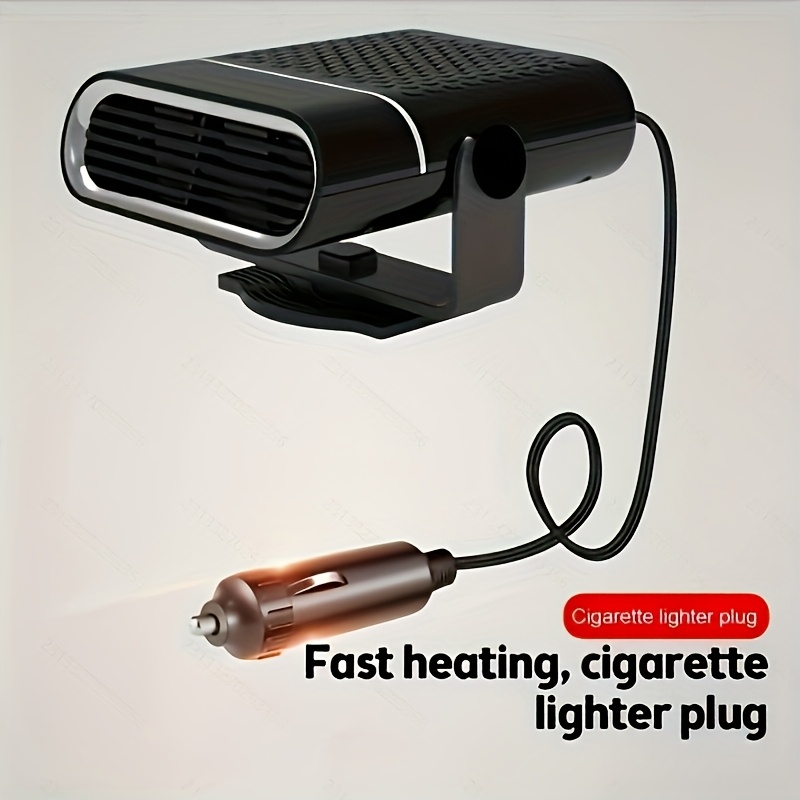 1pc, high power portable car heater,   fast heating and cooling, f fan + heater, plug-in car dehumidifier, car series fast  , direct plug-in operation, 360° adjustment, warm all winter, a must-have for cars, car heating solution, car Product details 0