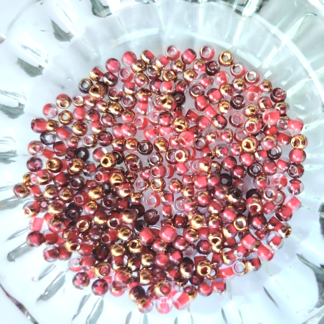 405pcs 4mm Colorful Artificial Glass Jade Beads for DIY