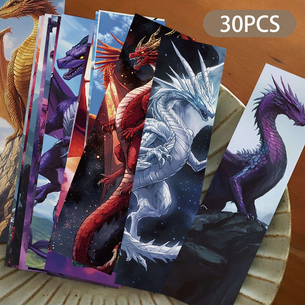 TEMU 30pcs Bookmarks Book Decorative Cards Reading Labeling Cards Handbook Book Decorative Cards