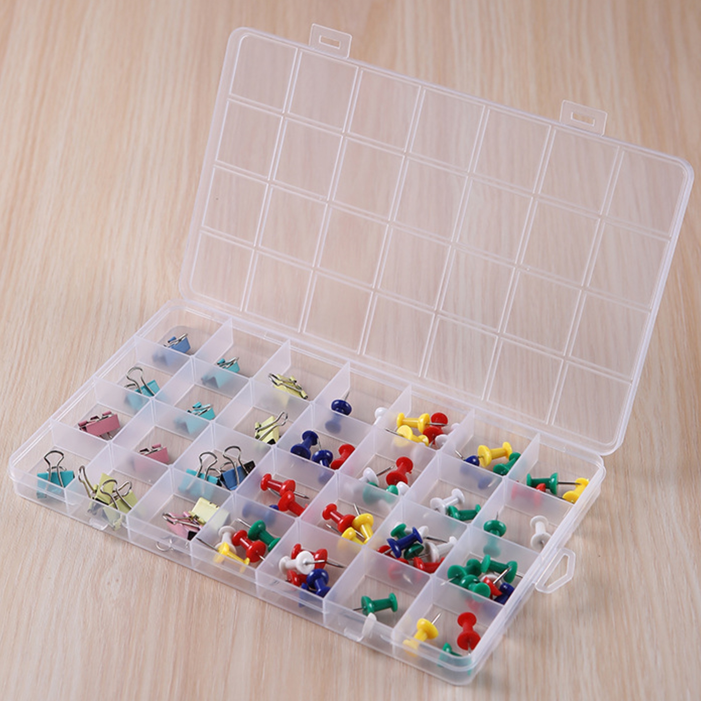 Plastic Storage Containers With Grid - Temu